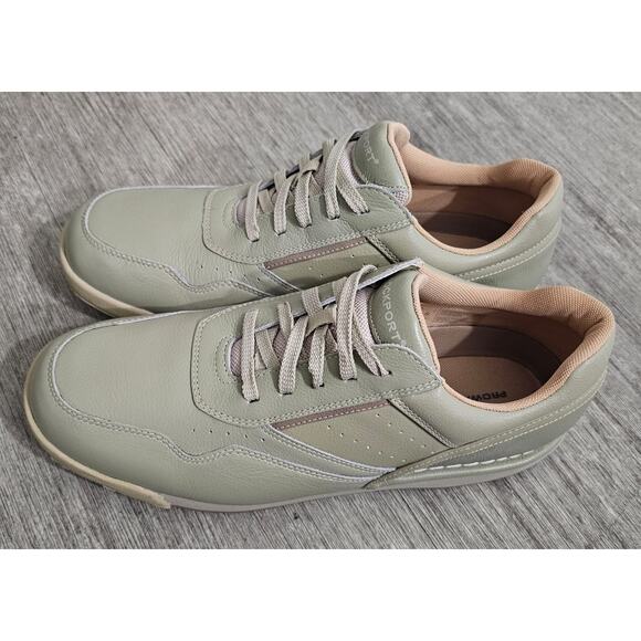 Rockport Prowalker Beige Leather Walking Comfort Shoes K71110- Mens Sz US 10 main image 11
